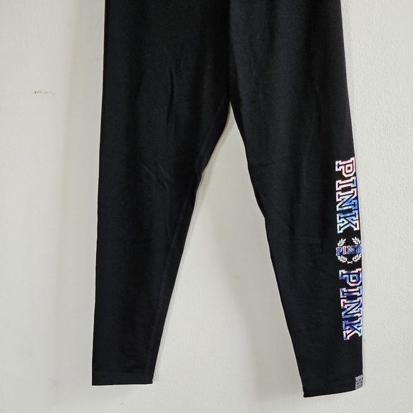 PINK VICTORIA SECRET ULTIMATE LOGO LEGGINGS SIZE SMALL - Picture 6 of 7